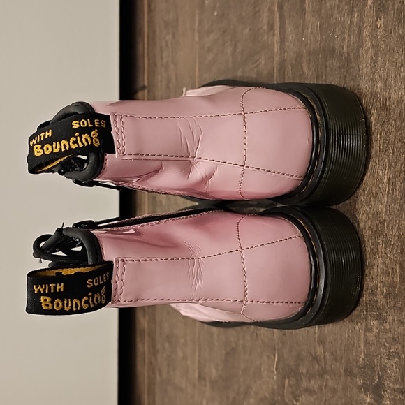 Dr. Martens 1460 Bubble Gum Pink Patent Leather Women's Combat Boots Sz 5 - Picture 10 of 11